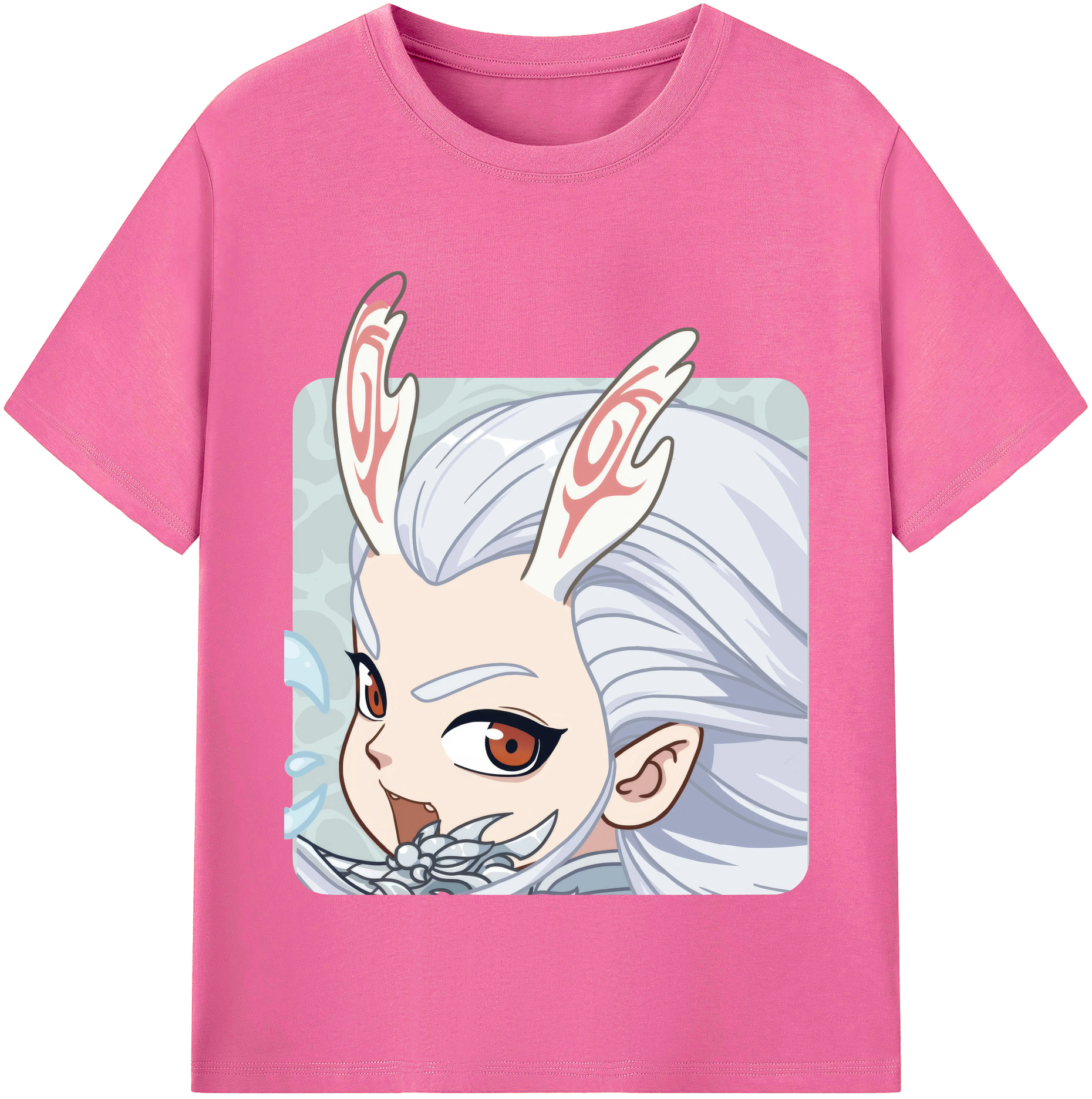 （画像用） Ne Zha 2 ナタ 魔童の大暴れ レディースカジュアルプリントTシャツ（綿100％）